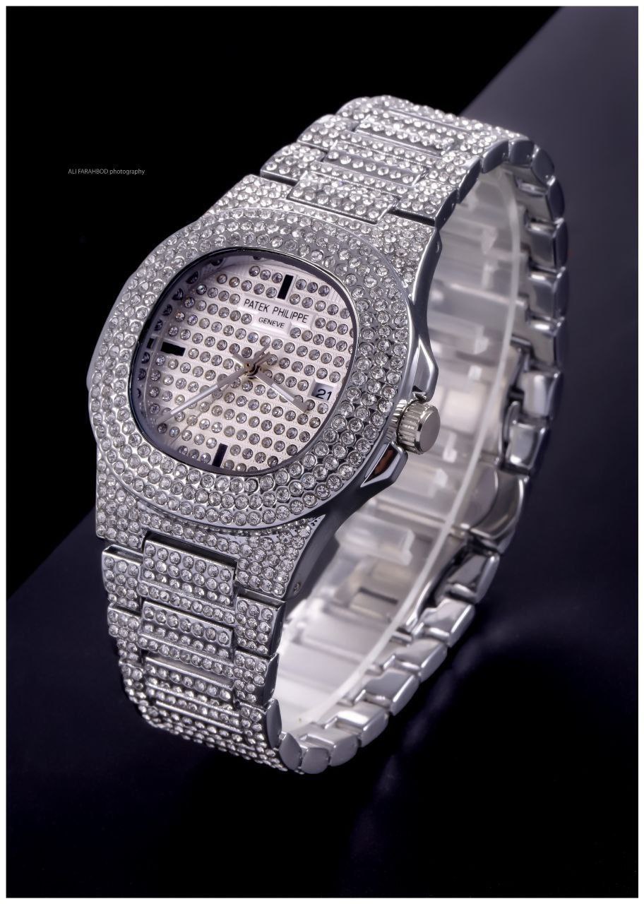 ساعت زنانه فول نگین Patek philippe کد 369400