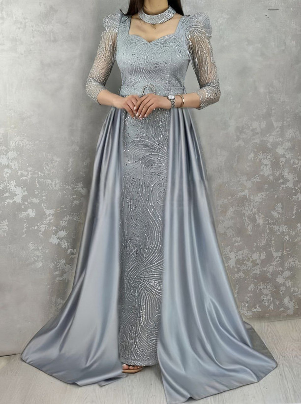 لباس مجلسی و شب ماکسی مدل تیفانی