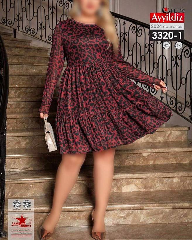 تونیک مجلسی زنانه سایز بزرگ کد 3320