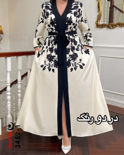 پیراهن مجلسی زنانه زیبا سایز بزرگ کد 3452