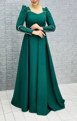 پیراهن مجلسی زنانه و شب ماکسی مدل گندم٣