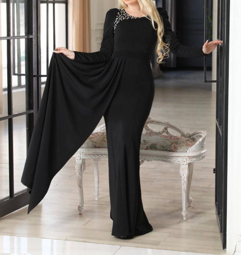 پیراهن مجلسی زنانه و شب ماکسی مدل ماهین