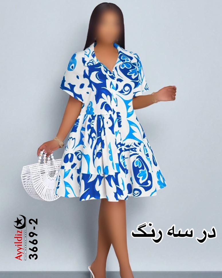 تونیک دلبری زنانه سایز بزرگکد 3669