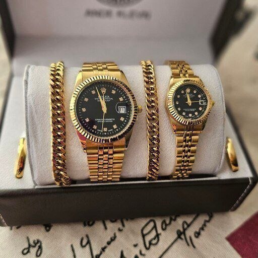 ست ساعت مچی زنانه و مردانه رولکس Rolex کد٣۶٩۵٨٨