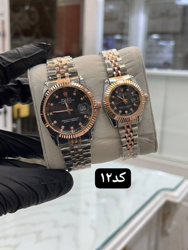ست ساعت مچی زنانه و مردانه Rolex کد ٣۶٩٠١٣/12
