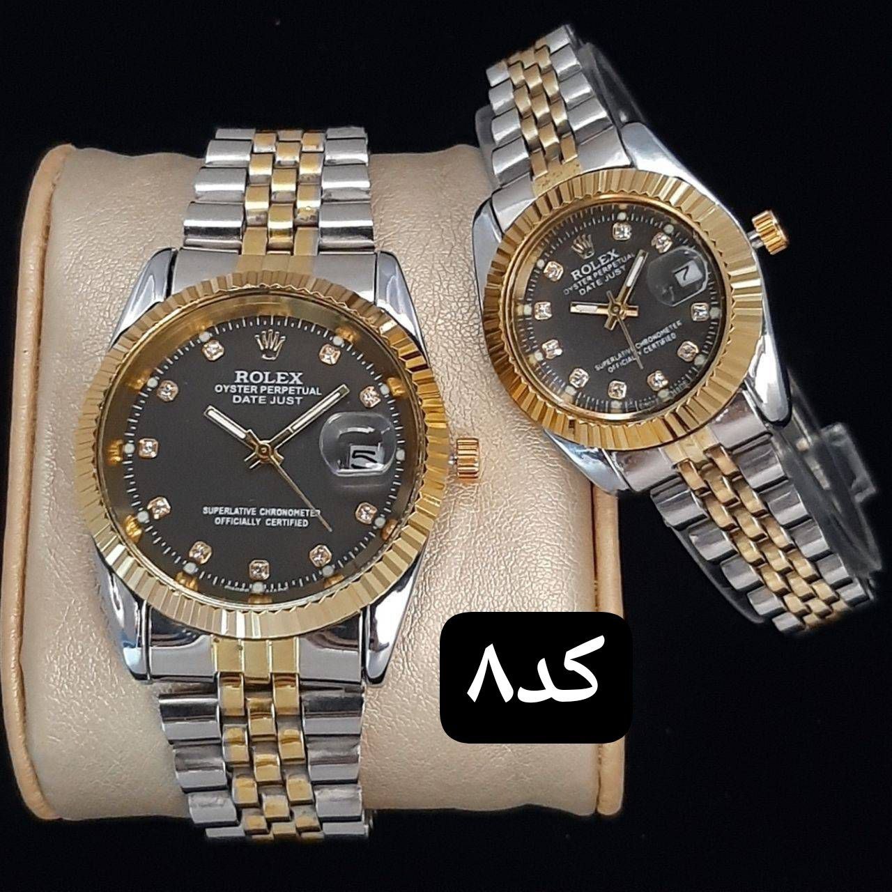ست ساعت مچی زنانه و مردانه Rolex  کد ٣۶٩٠١٣/8