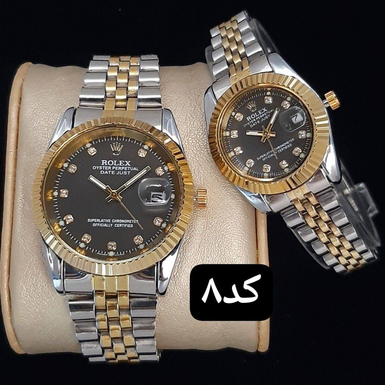 ست ساعت مچی زنانه و مردانه Rolex کد ٣۶٩٠١٣/8