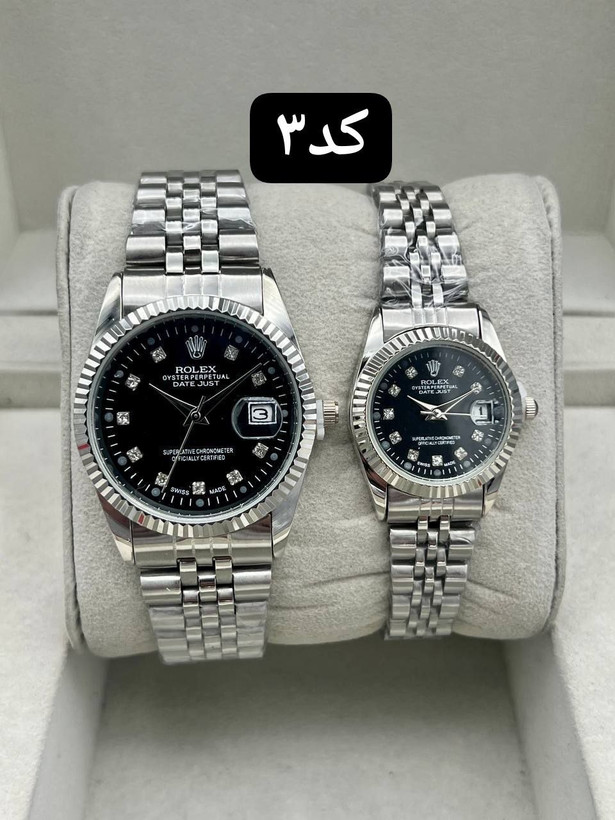 ست ساعت مچی زنانه و مردانه Rolex ٣۶٩٠١٢/٣