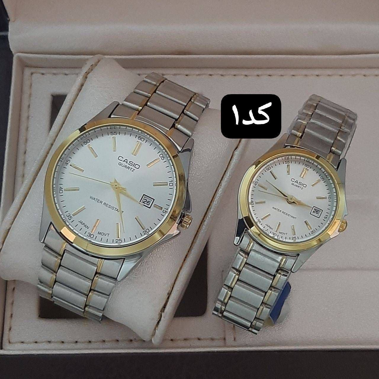ست ساعت زنانه و مردانه مچی کاسیو | CASIO کد ۳۶۹۰۶۰/۱