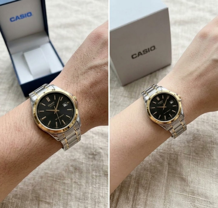 ست ساعت زنانه و مردانه مچی کاسیو | CASIO کد ۳۶۹۰۶۰/۲