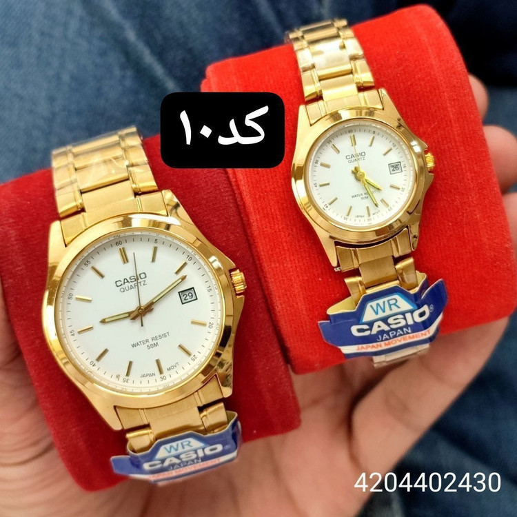 ست ساعت زنانه و مردانه مچی کاسیو | CASIO کد ۳۶۹۰۶۰/۹