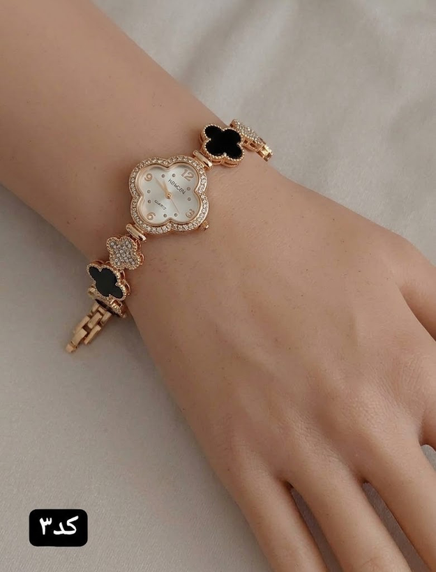 ساعت زنانه نگیندار رنگی کد 369482