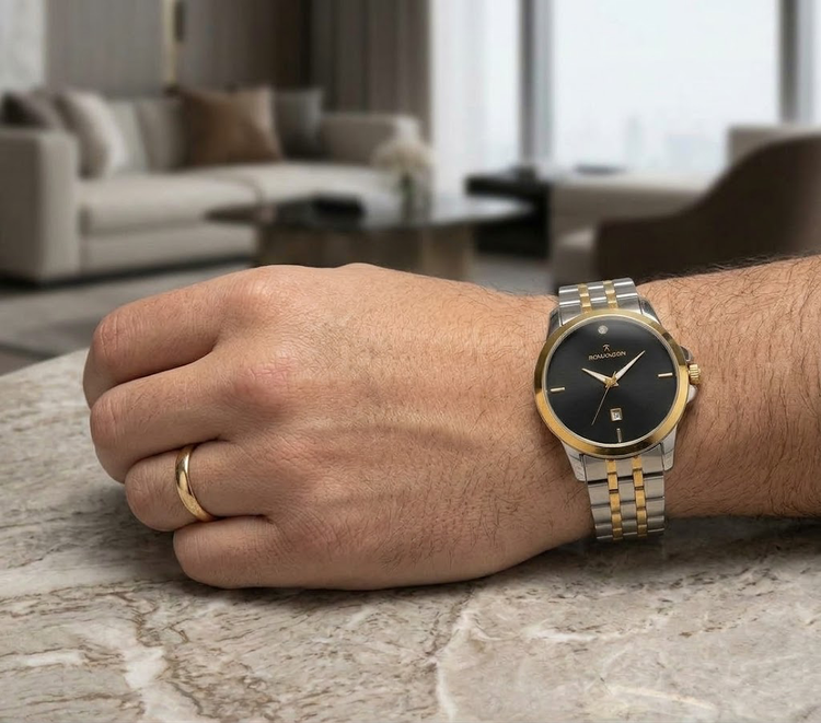 ست ساعت زنانه و مردانه رومانسون ROMANSON کد 369548/۱