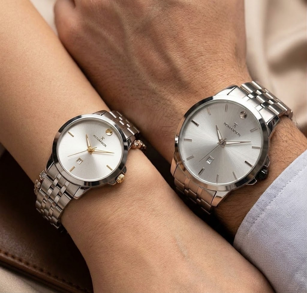 ست ساعت زنانه و مردانه رومانسون ROMANSON کد 369548/2