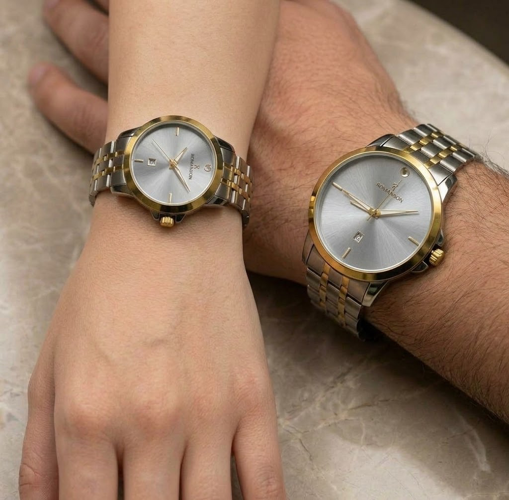 ست ساعت زنانه و مردانه رومانسون ROMANSON کد 369548/5